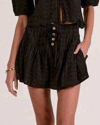 Elan - Eyelet Embroidered Shorts