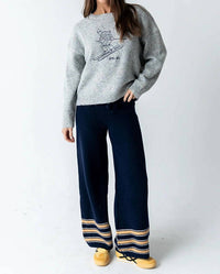 Bailey Rose - APRES SKI EMBROIDERED SWEATER