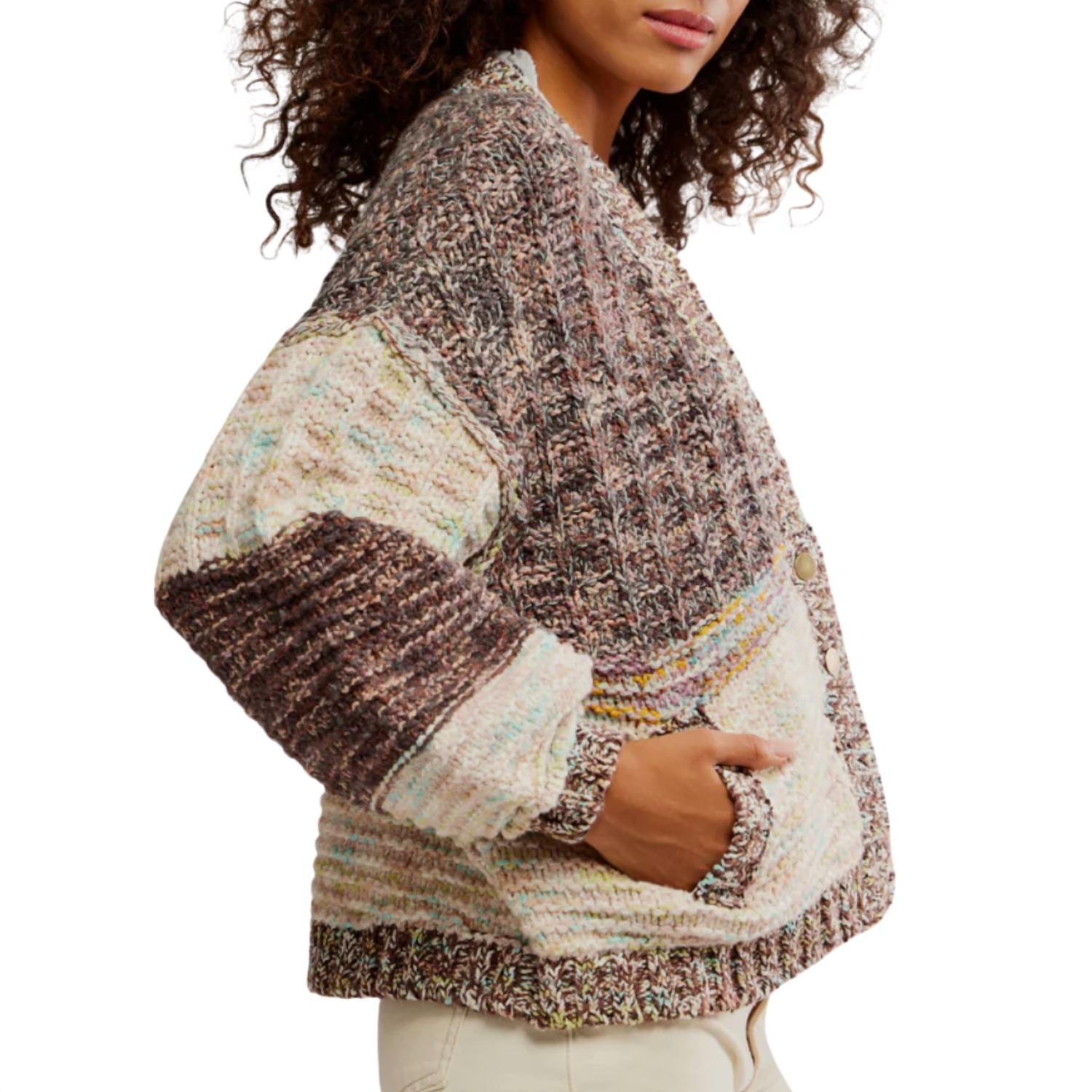 Free People - Isabella Colorblock Cardigan