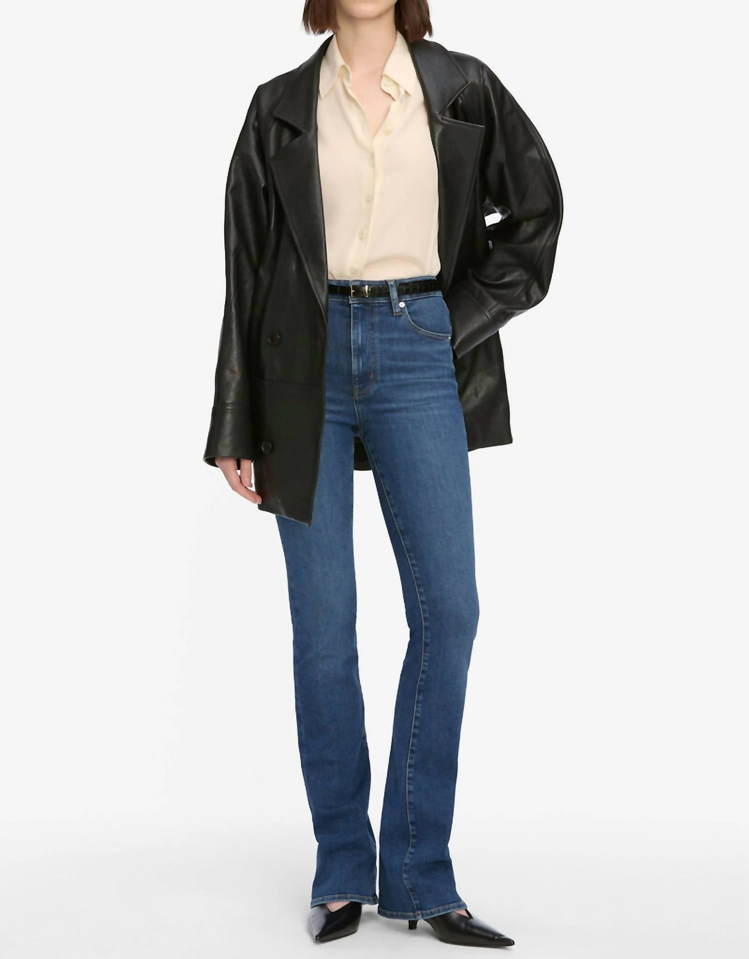 FRAME The Reboot Super Stretch Jean in elixir - women's jeans - detail view