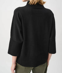 Joseph Ribkoff - Brushed Viscose And Nylon Funnel-neck Sweater