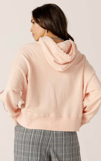 DAYDREAMER Grateful Dead Tie Dye Bear Heineken Hoodie in coral reef - women's top - view 4