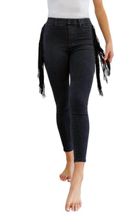 Judy Blue - Side Fringe Skinny Jegging