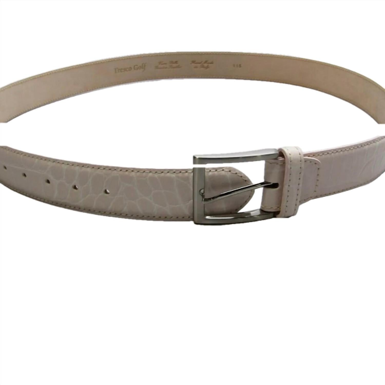 Fresco Golf - Men's Leather Embossed Belt