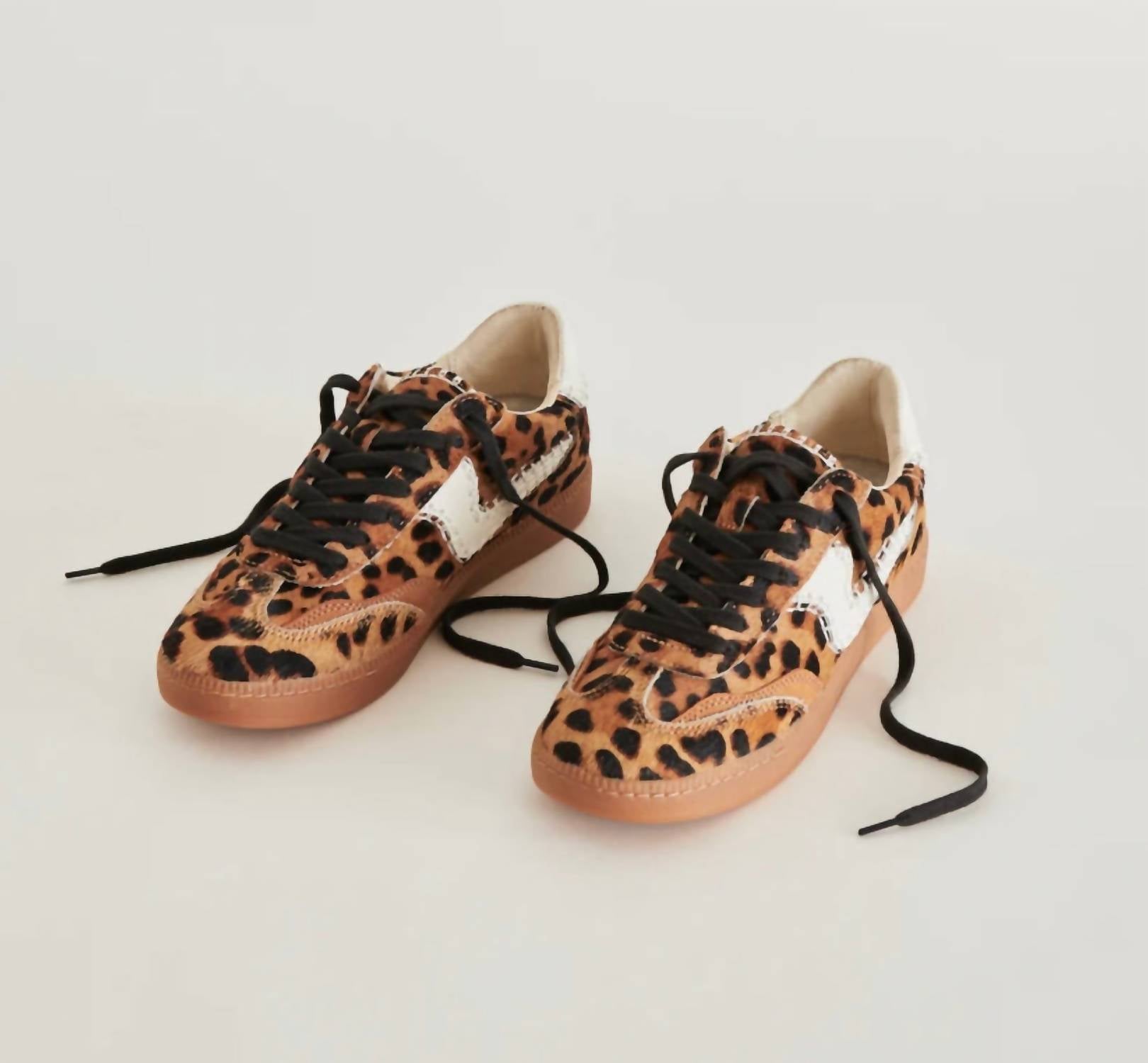 Dolce Vita - Women's Stitch Dark Leopard Sneaker