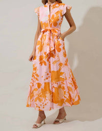 Sugarlips - Riah Button Down Maxi Dress