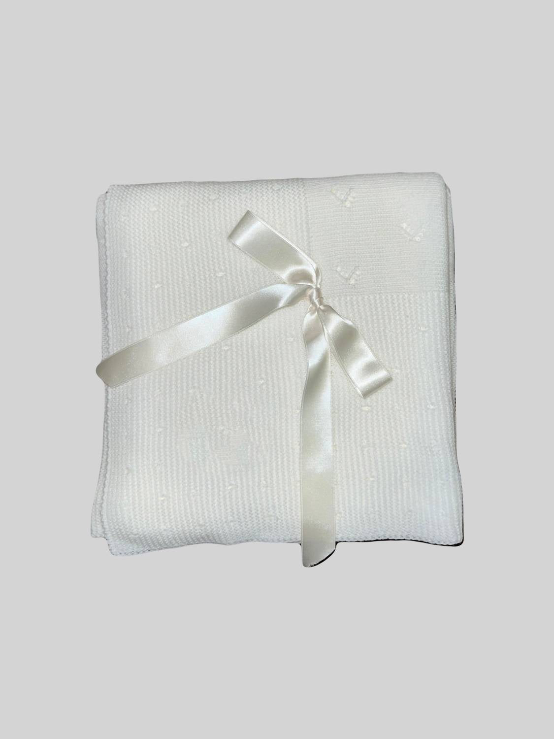 Juliana - Baby Dotted/textured Knit Blanket