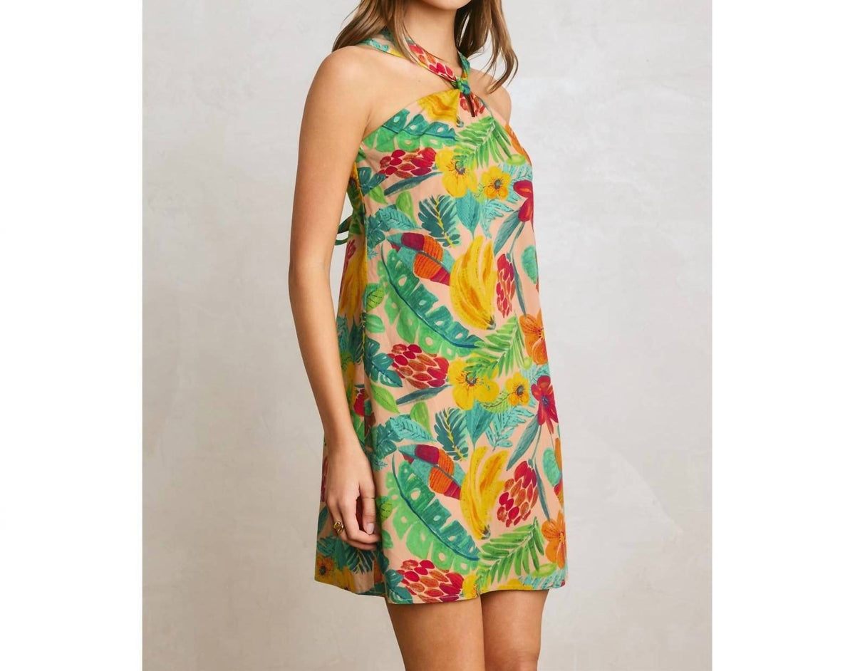 Dress Forum - Knot Halter Mini Dress