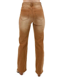 Grace And Lace - Button Fly Premium Wide Leg Denim Jeans