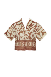 Vitamin A - Hana Cropped Shirt
