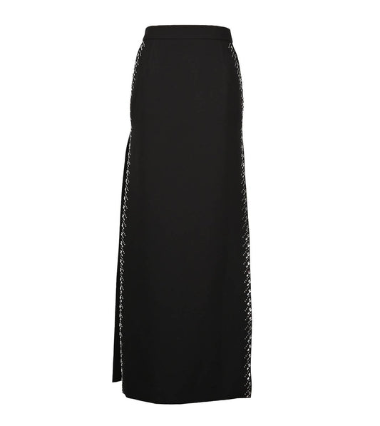 Rabanne - Women's Jupe Long Skirt with Swarovski Jewels