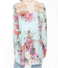 Aratta The Thought Of You Shirt in teal - women's shirt - view 4