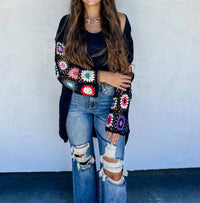 Blakeley - Granny Square Sweater Cardigan