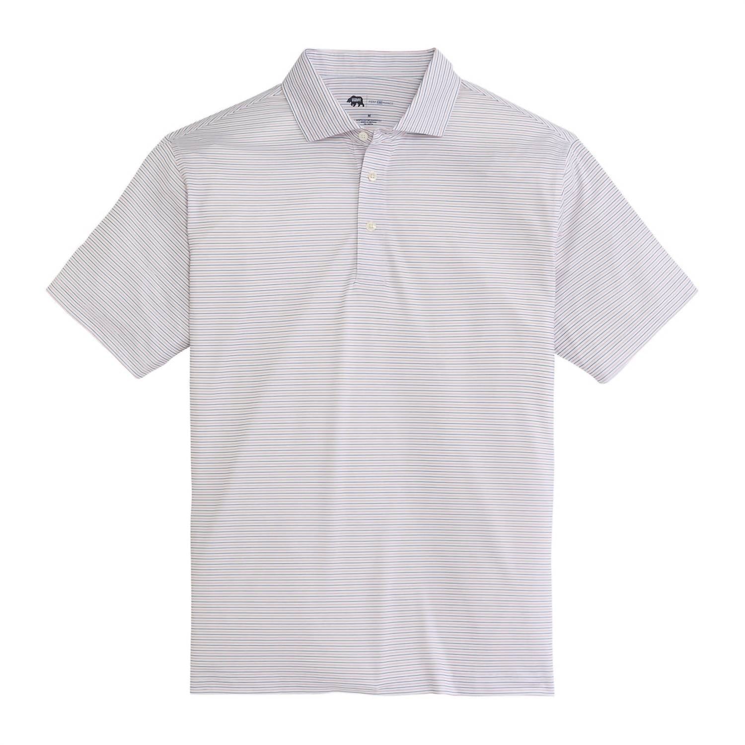 Onward Reserve - Men's Tour Stripe Performance Polo Shirt