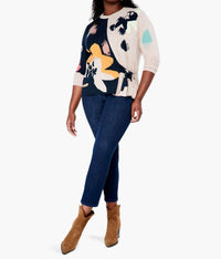 Nic + Zoe - Dusk Side Tie Sweater - Plus