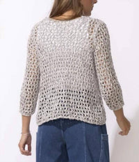 Escape By Habitat - Sea Salt Knit Easy Pullover Sweater