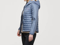 cotopaxi Capa Insulated Hooded Jacket in tempest - women's jacket - detail view