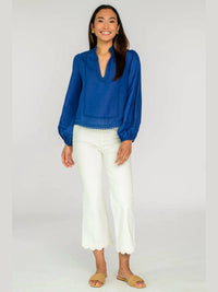 Elizabeth James The Label - Katie Balloon Sleeves Top