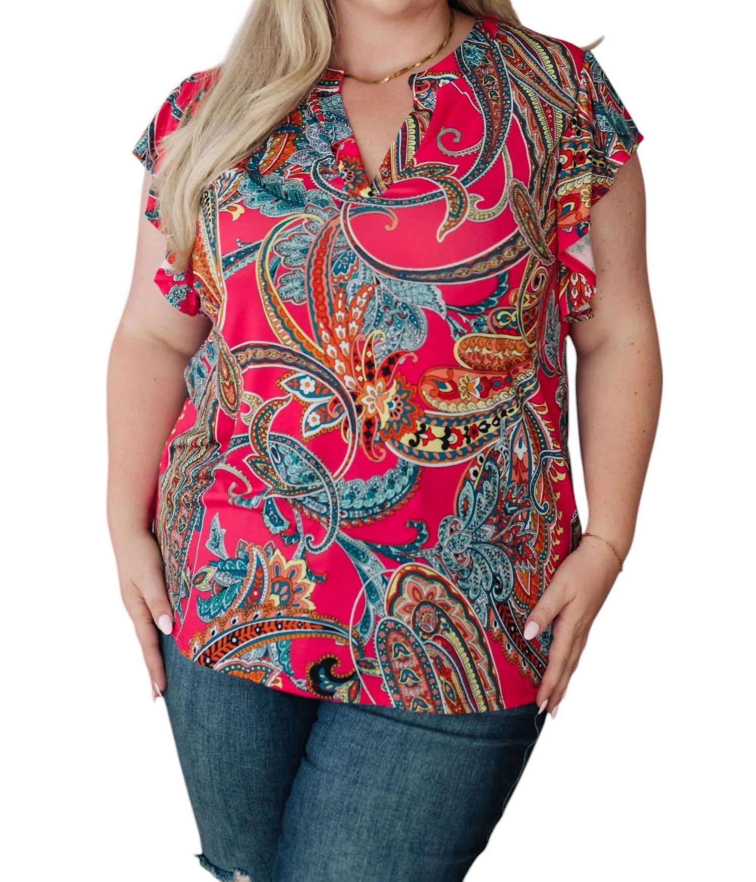 Spla - Still Overthinking It Paisley Top
