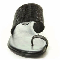 Vaneli - Women's Yarn Toe-loop Slide Sandals