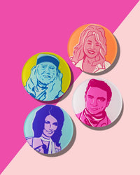Tart By Taylor - Country Legends Set of 4 Coasters