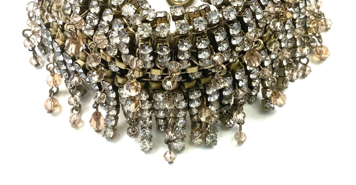 Lost And Found Trading Co. - Women's Rhinestone Fringe Charm Bracelet