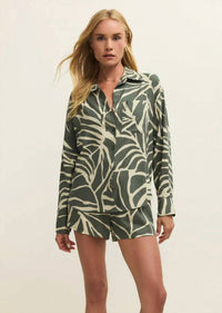 Z Supply - Alfie Tova Palm Button Up