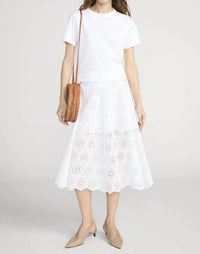 Frame - SOLSTICE EYELET SKIRT