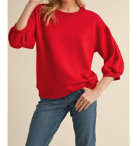 Jodifl - Bella Balloon Sleeve Knit Top