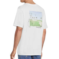 TOMMY BAHAMA Drawn to the Course T-Shirt in white - men's t-shirt