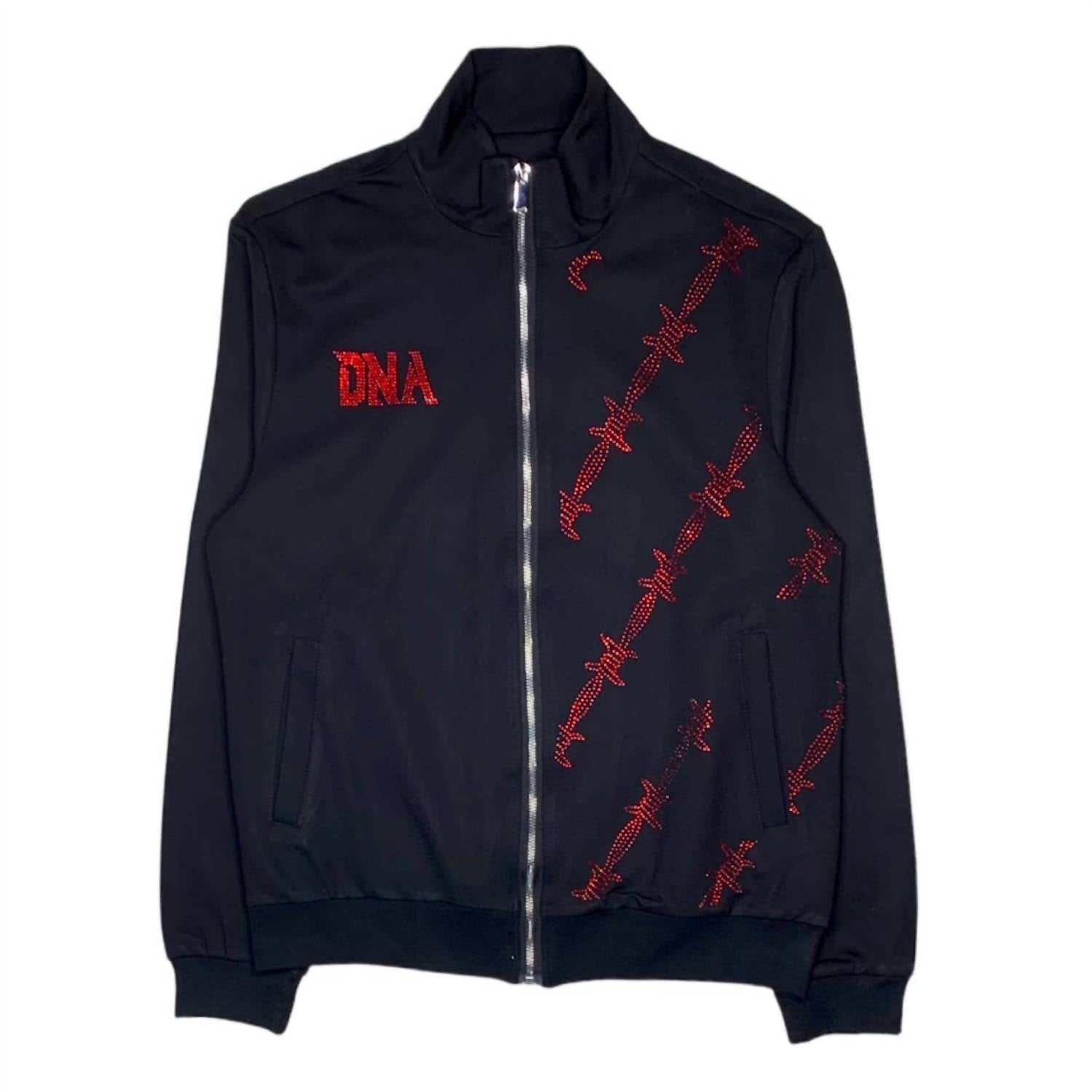 Dna Clothing & Apparel - Men's Zip-Up Rhinestone Jacket