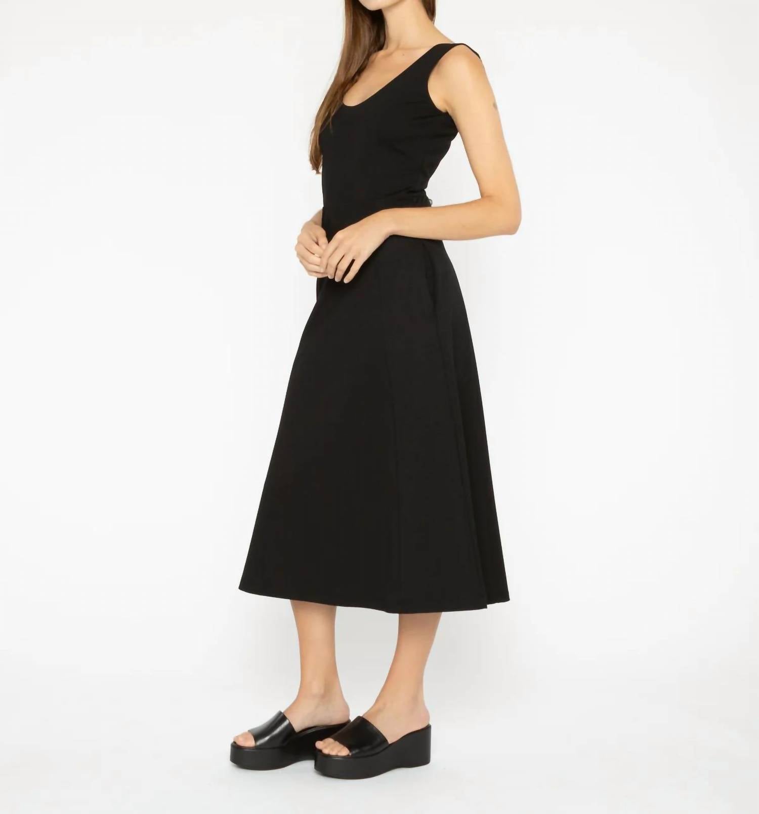 Ripley Rader - Ponte Knit Scoop Neck Dress
