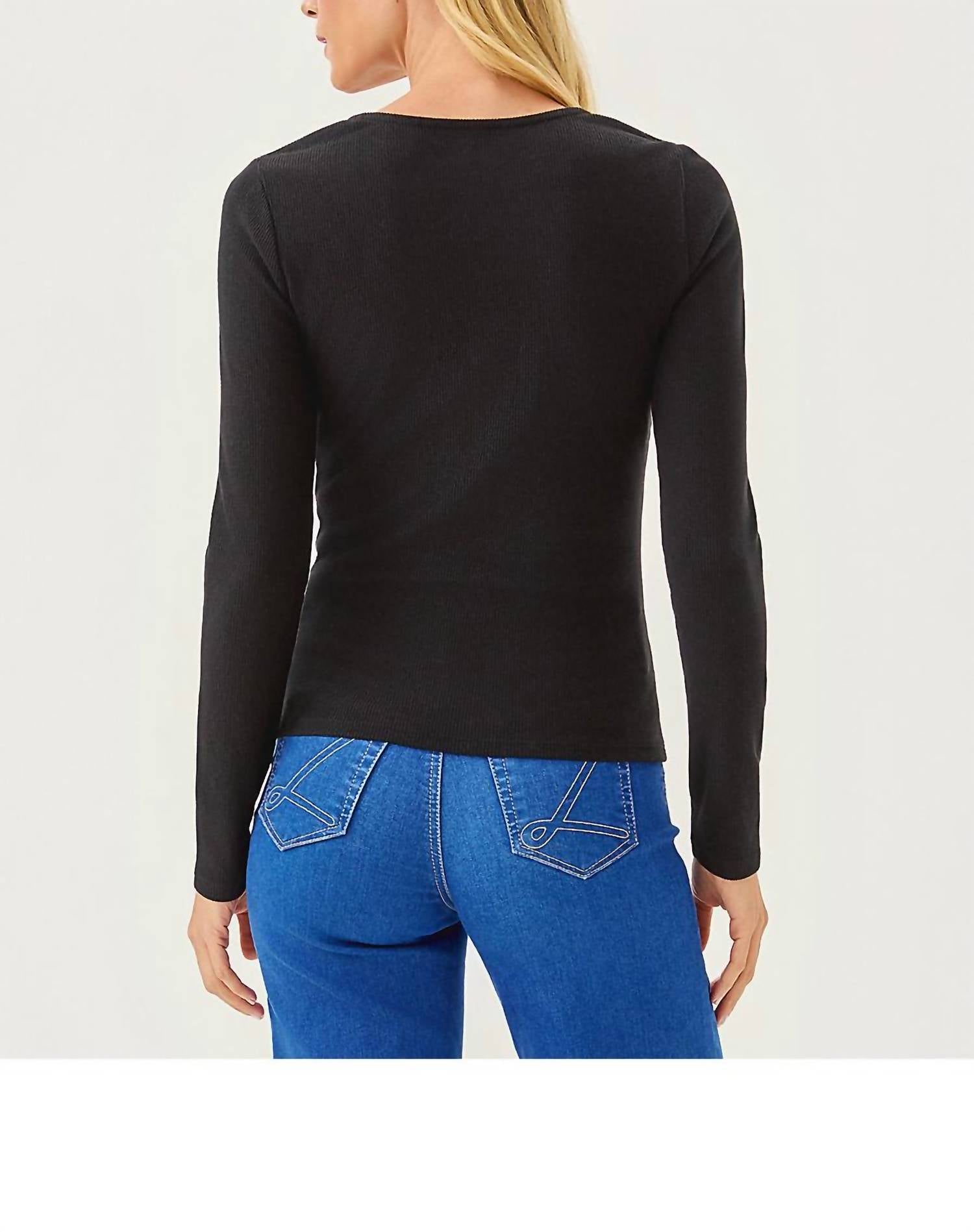 Lilly Pulitzer - Beaty Long Sleeve Square Neck Knit Top