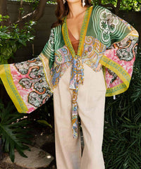 Leto - Boho Chic Tie Front Wrap