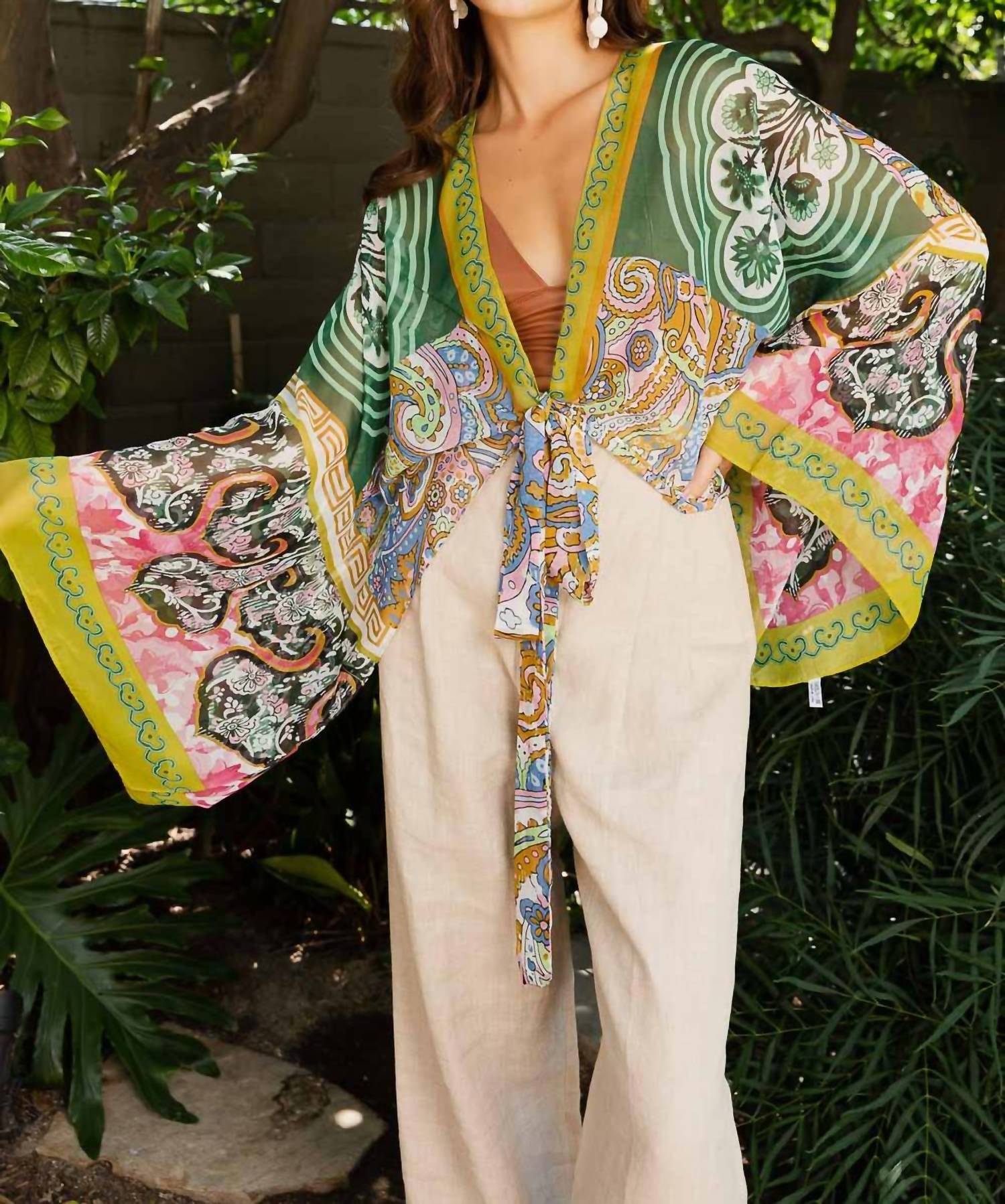 Leto - Boho Chic Tie Front Wrap