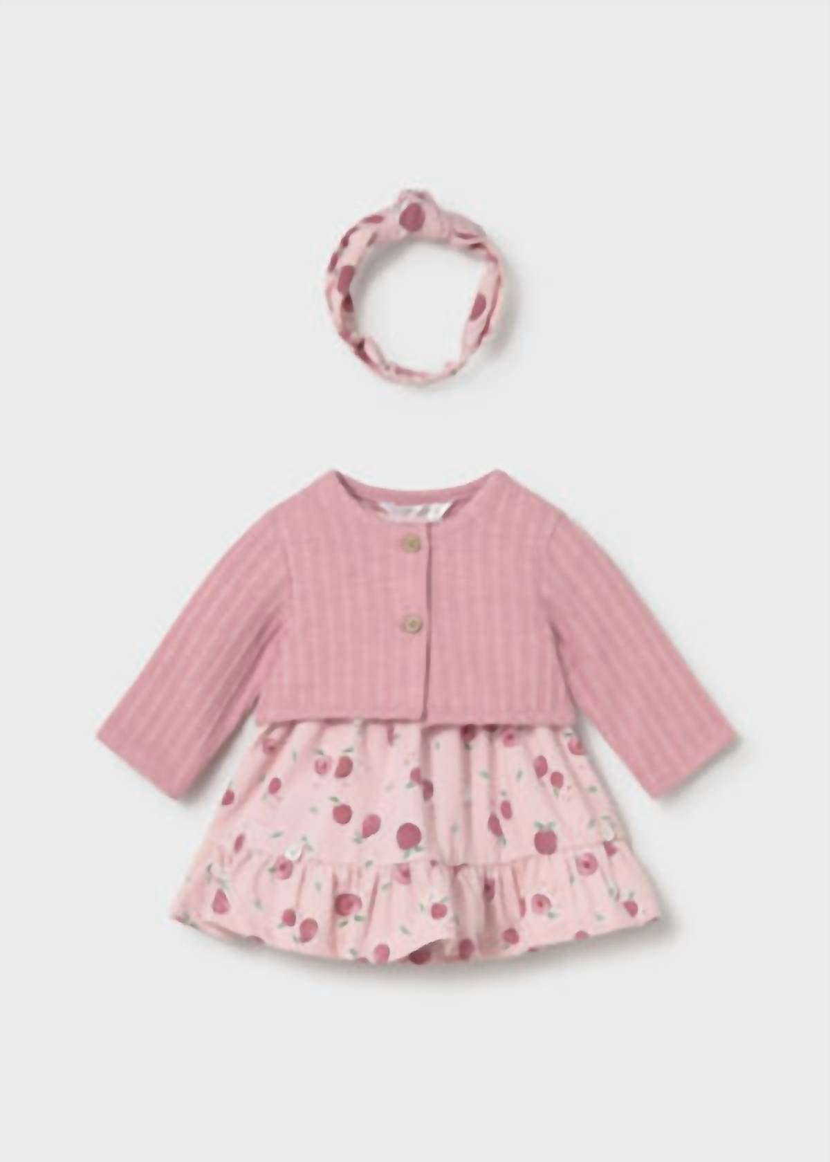 Mayoral - Girls Three-piece Dress Set