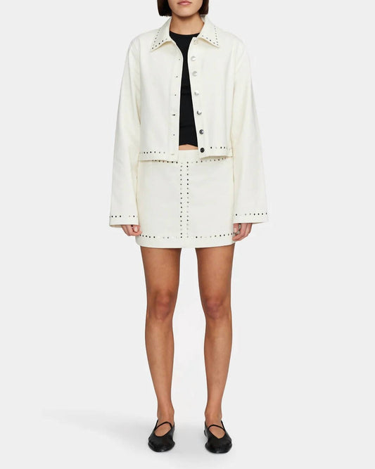 Ownley - Mitchell Studded Mini Skirt