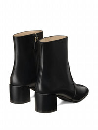 STUART WEITZMAN Women's Maeve Zip Square-toe Ankle-boots in black - women's shoe - view 4