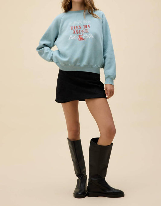 Daydreamer - Kiss My Aspen Shrunken Raglan Sweatshirt