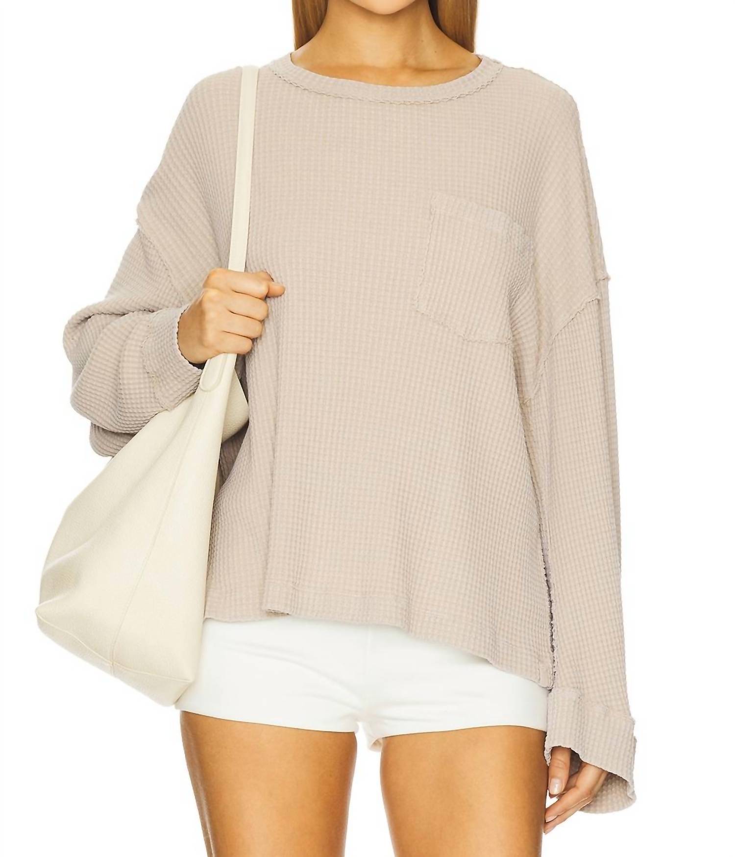 Free People - Dawson Pocket Thermal Sweater