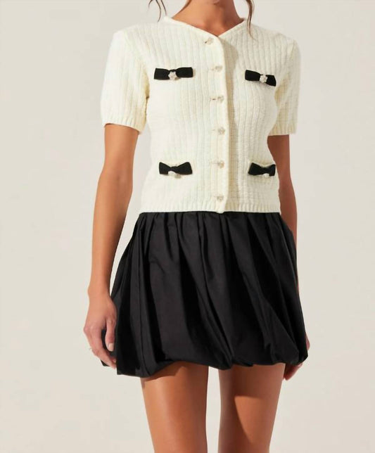 Astr - Averie V-neckline Cardigan Top