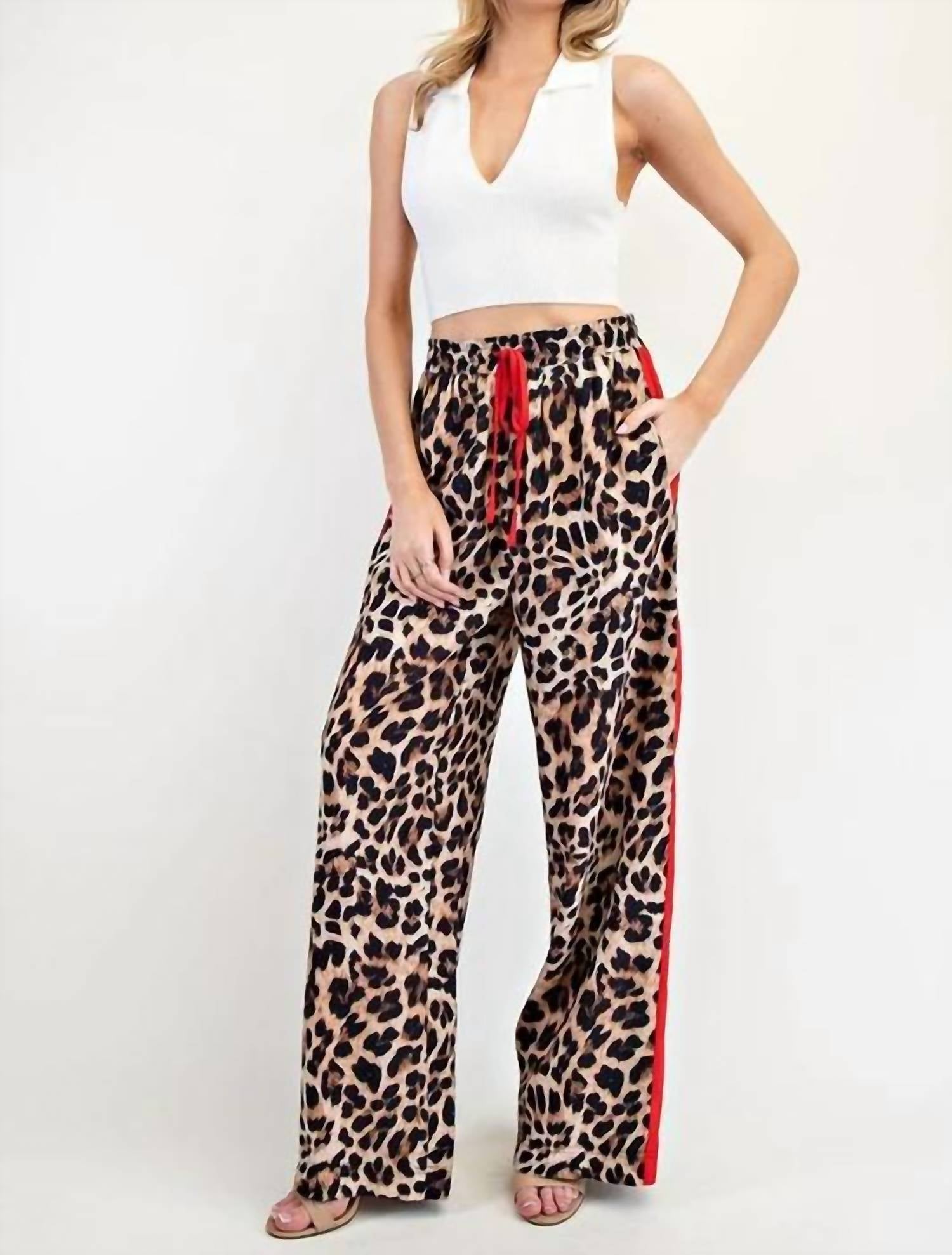 Kld - Leopard Track Pant