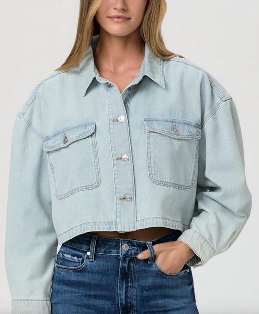 Paige - Natalia Cropped Shacket