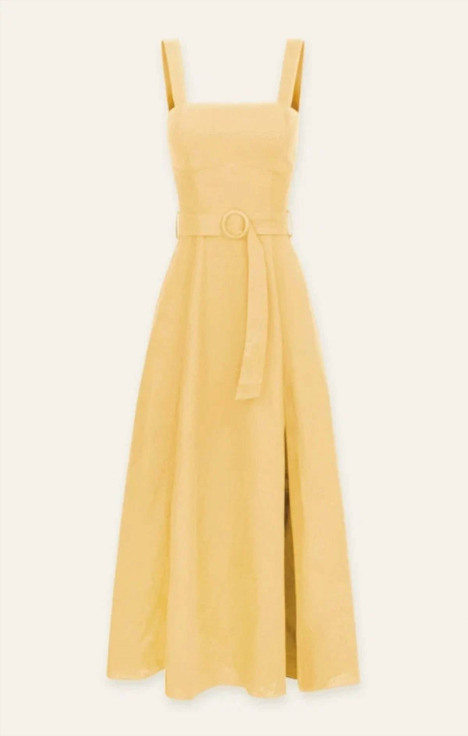 Mint Exclusives - Olivia Linen Maxi Dress