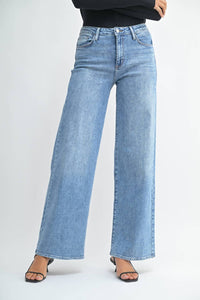 Just Black Denim - Stretchy Wide Leg Jeans