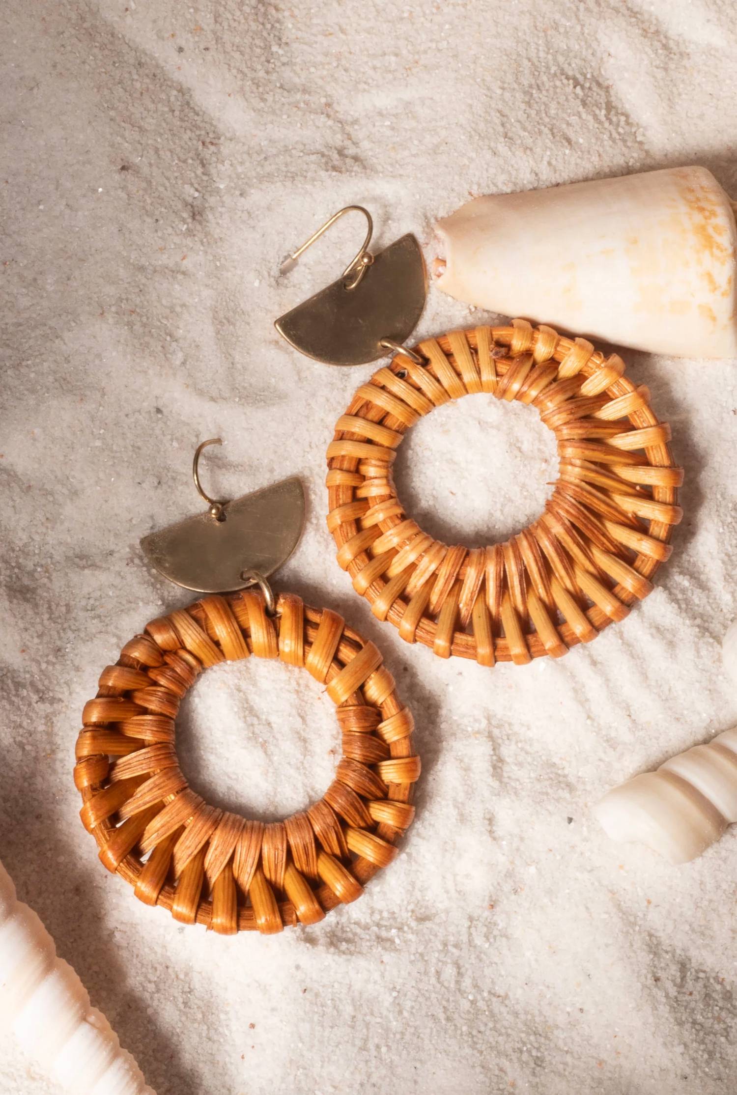 Yacht Club Access - Women's Woodgrain Wheels Earrings