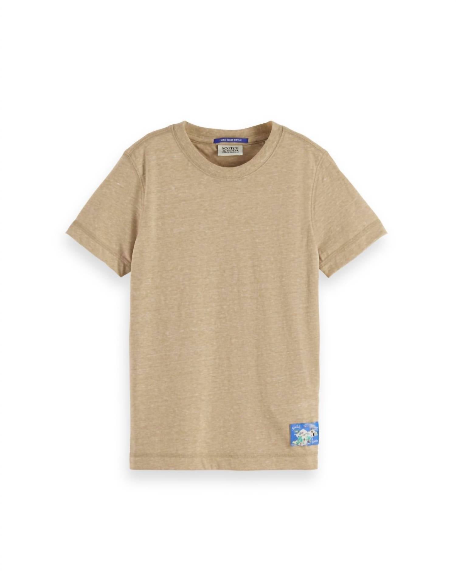Scotch & Soda - Kids' Regular Fit Melange T-shirt