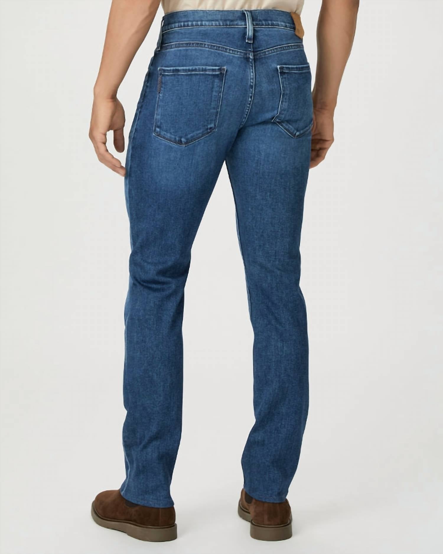 Paige Federal Slim Straight Leg Jean in corwin - men's jeans - detail view
