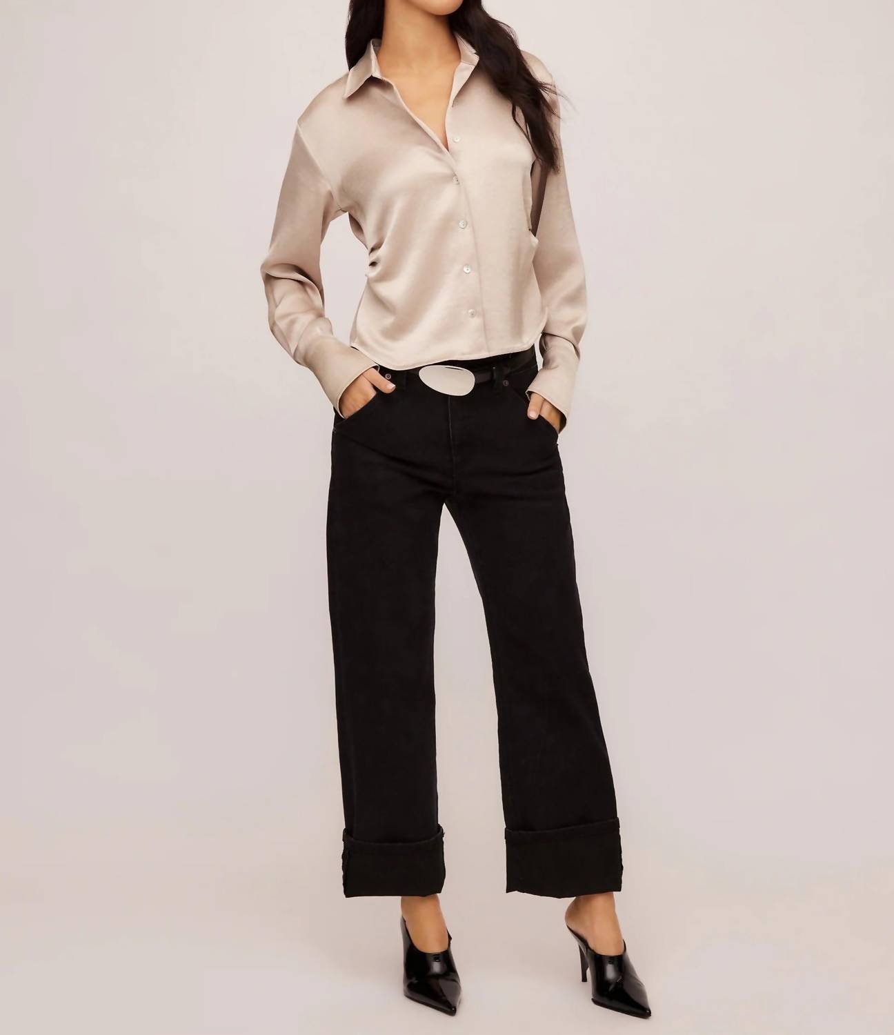 Fifteen Twenty - Tawnie Side Pleat Shirt