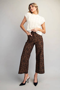 Eesome - High-rise Wide-leg Pants